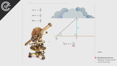 Höhe der Wolkenuntergrenze 8a [Trigonometrie]